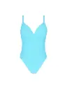 Maillot coque triangle sans armatures ANTIGEL "La Chiquissima" FBB7914 - Turquoise Chic 5300