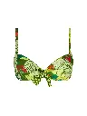 Haut de Bikini avec armatures avec coques ANTIGEL "La Venus Nature" EBB4368 - Vert Tropic 1464