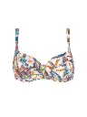 Haut de Bikini corbeille bonnet profond ANTIGEL "La Bayadère" FBB3578 - Blanc Flashy 10300