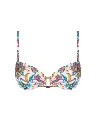 Haut de Bikini coque ANTIGEL "La Bayadère" EBB4378 - Blanc Flashy 10300