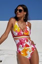 Maillot Nageur Maintien sans armatures avec coques LISE CHARMEL "Envolée Florale" ABB6983 - Bouquet Florale 19038