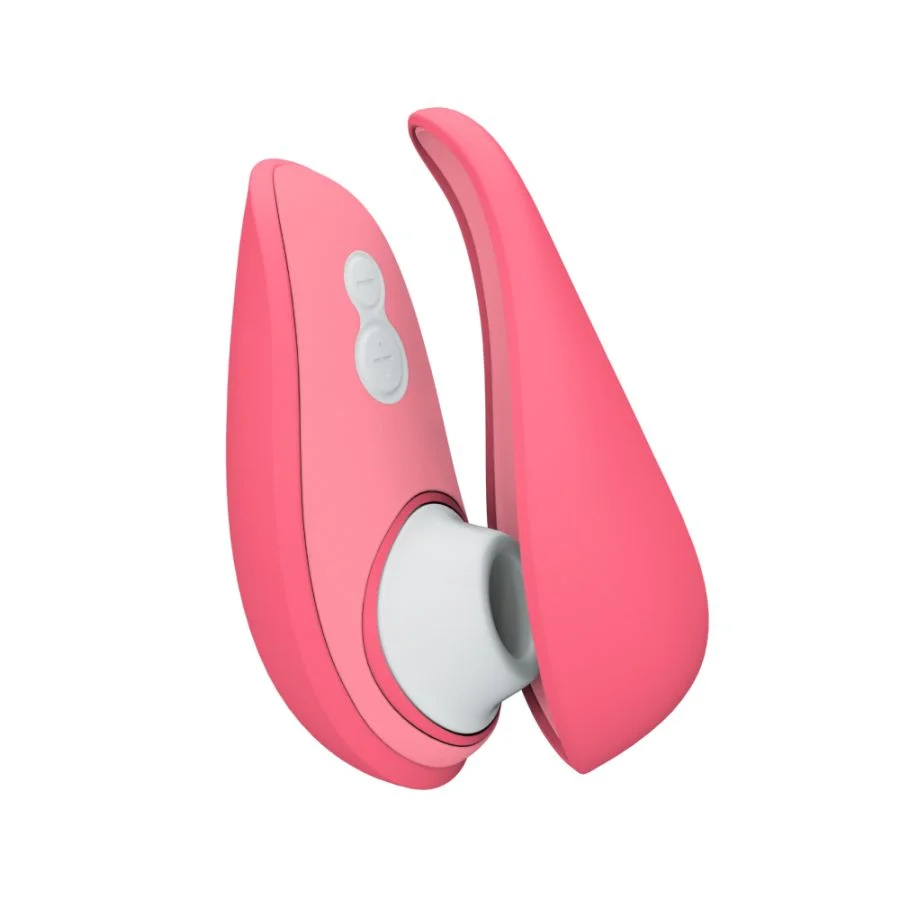 Stimulateur clitoridien à ondes pulsées pour les voyages WOMANIZER "Liberty 2" -Rose 
