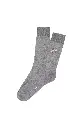 Chaussettes fantaisies homme TU ARTHUR FEB - Gris Fil d'Ecosse Brodée SURFE25