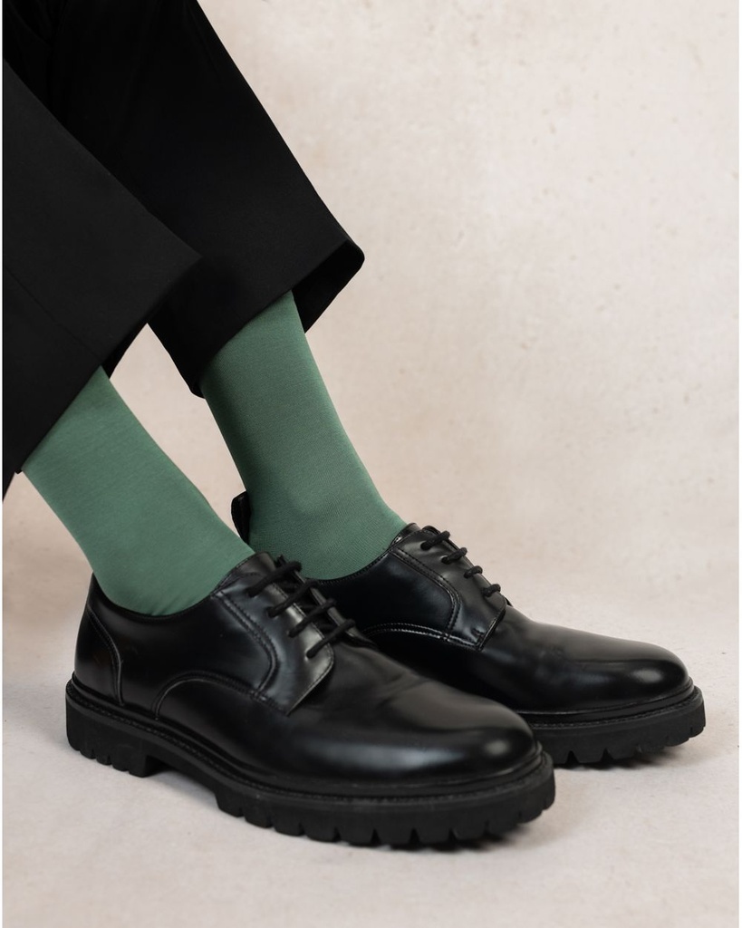Chaussettes Homme Fines BLEU FORET "Fil d'Ecosse 100%" HFM2719 - Epicea EY8