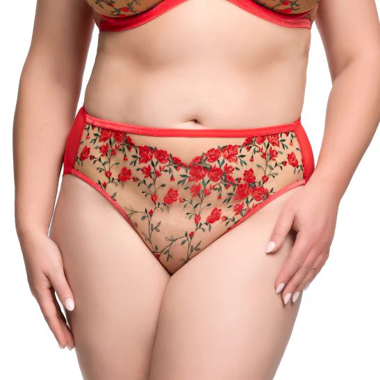 Culotte Taille Haute DITA VON TEESE "Rosewyn" D21044 - Flame 