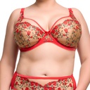 Soutien-gorge emboitant avec armatures DITA VON TEESE "Rosewyn" D97044 - Flame