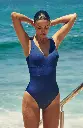 Maillot décolleté en V PAIN DE SUCRE "Pipper 61" - Jean Bleu 