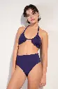 Bas de Bikini taille haute rabatable PAIN DE SUCRE "Tobago 61" - Purple 