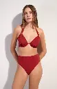Haut de Bikini mono-armature PAIN DE SUCRE "Fabia 61" - Rouge Garance 