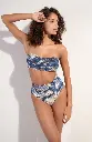 Bas de Bikini taille haute rabatable PAIN DE SUCRE "Tobago 66" - Imp Wave