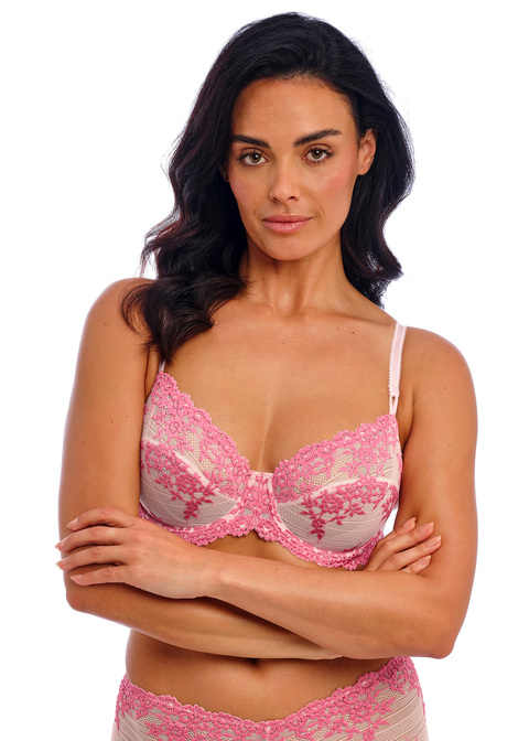 Soutien-gorge avec armatures WACOAL "Embrace Lace" WA065191 - Ballet Slipper/Chateau Rose 951