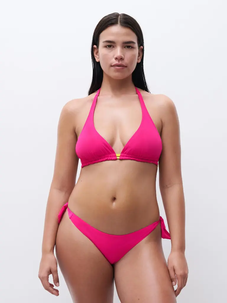 Haut de Bikini triangle coque sans armatures CHANTELLE "Easy Pop" C22JQF - Raspberry 07J