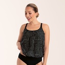 Tankini avec coques sans armatures ANITA "Style Pocatello" M5 6582-1 - Noir 001