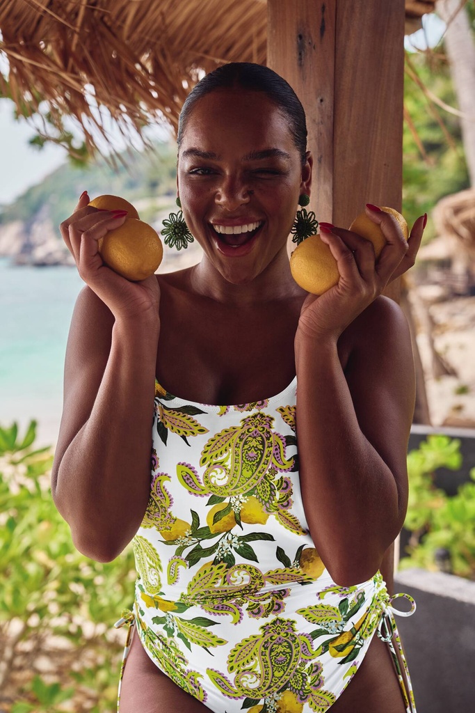 Maillot échancrure ajustable ANITA ROSA FAIA "Jessy" M5 7760 - Citron 204