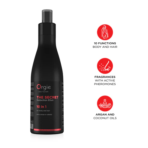 Lotion pour Elle pour le corps et les cheveux ORGIE "The Secret Seduction Elixir" 21302 - 200ml