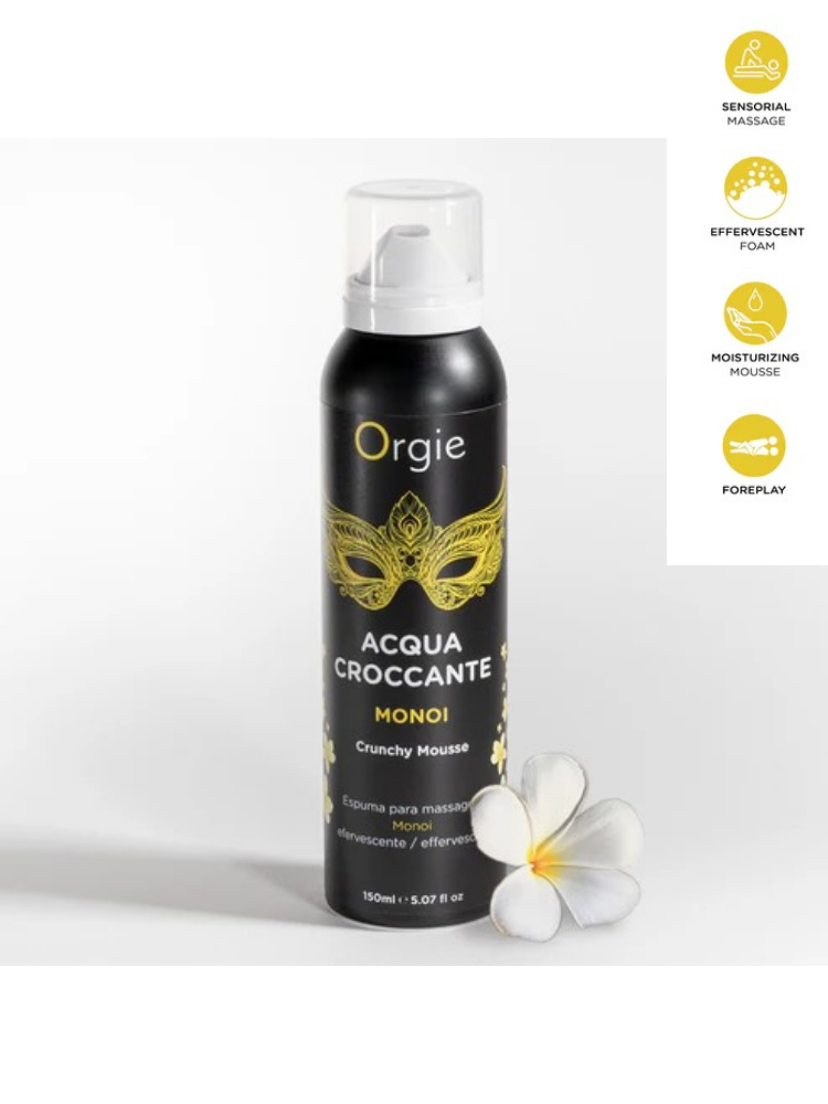 Mousse de massage créoitante ORGIE "Acqua Crocante Monoi" 51546 - 150ml