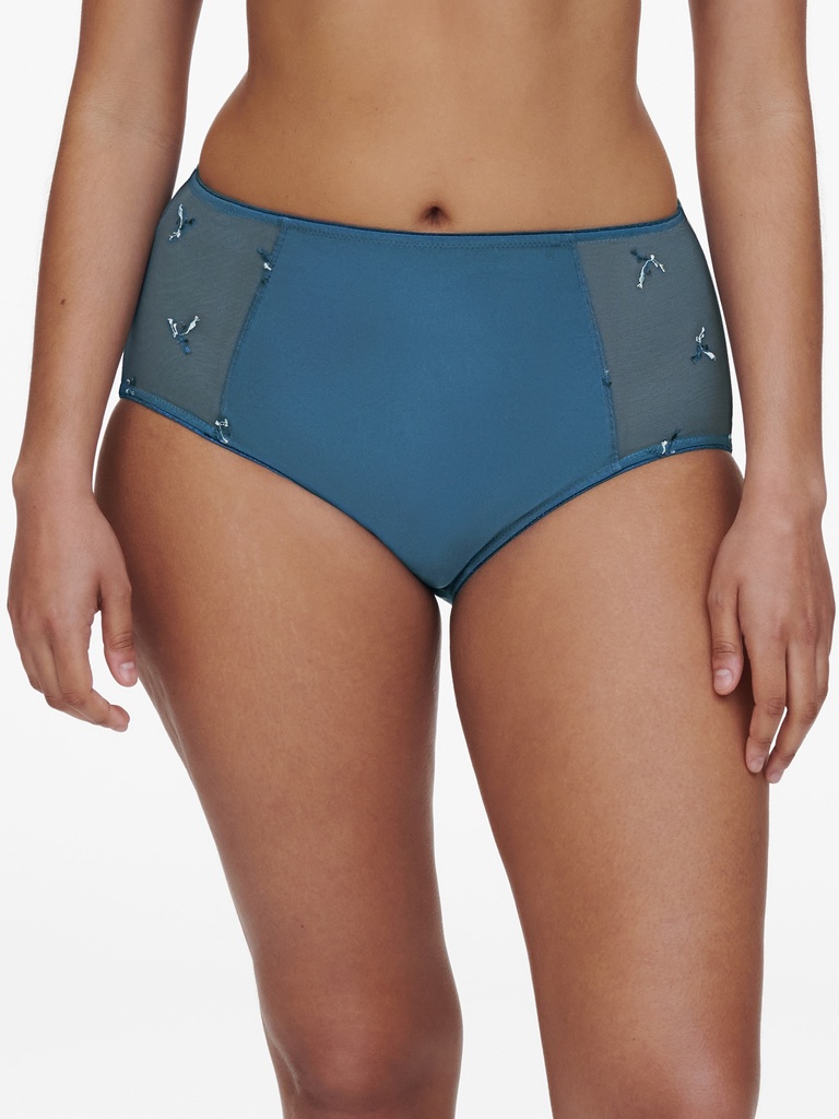 Culotte taille haute CHANTELLE "Every Curve" C16B80 - Bleu Jeans Camaieu A29 (42)