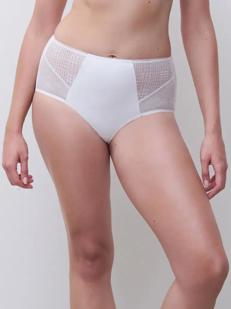 Culotte Taille Haute CHANTELLE "Intrigue" C13WC6 - Blanc 010