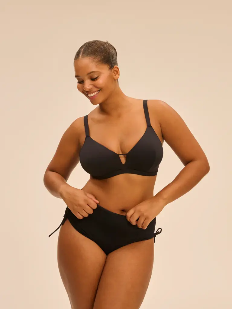 Haut de Bikini Triangle avec armatures cachées SIMONE PERELE "Select" 1EGB42 - Noir 015