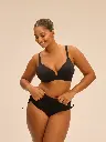 Haut de Bikini Triangle avec armatures cachées SIMONE PERELE "Select" 1EGB42 - Noir 015