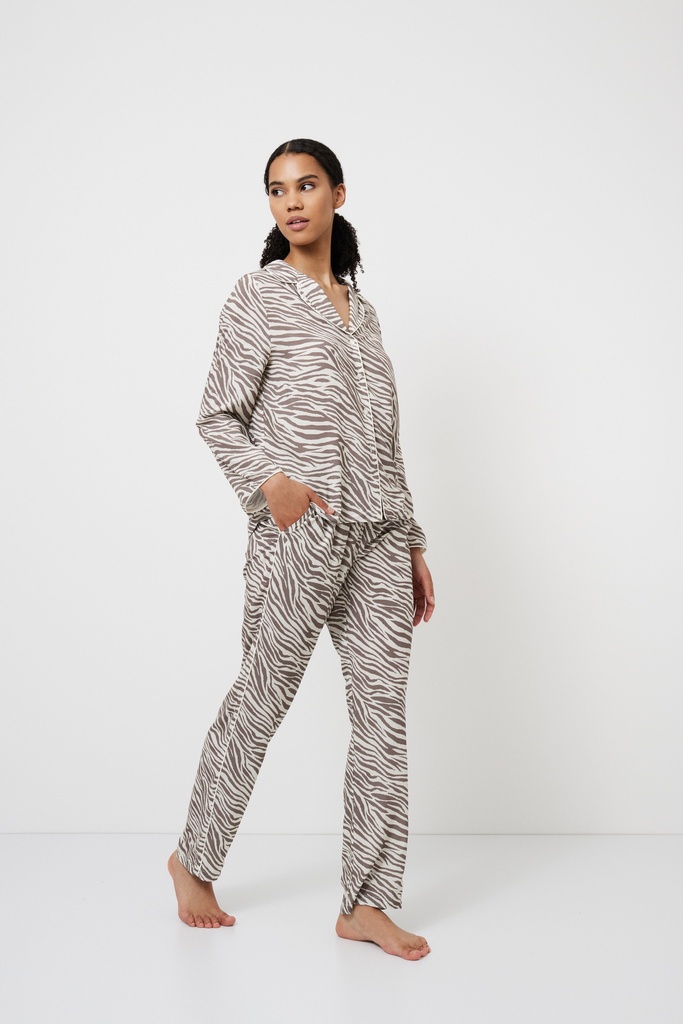 Pyjama long dame ARUELLE "Manuela" SA25-AR-MANU-PL - White (S)