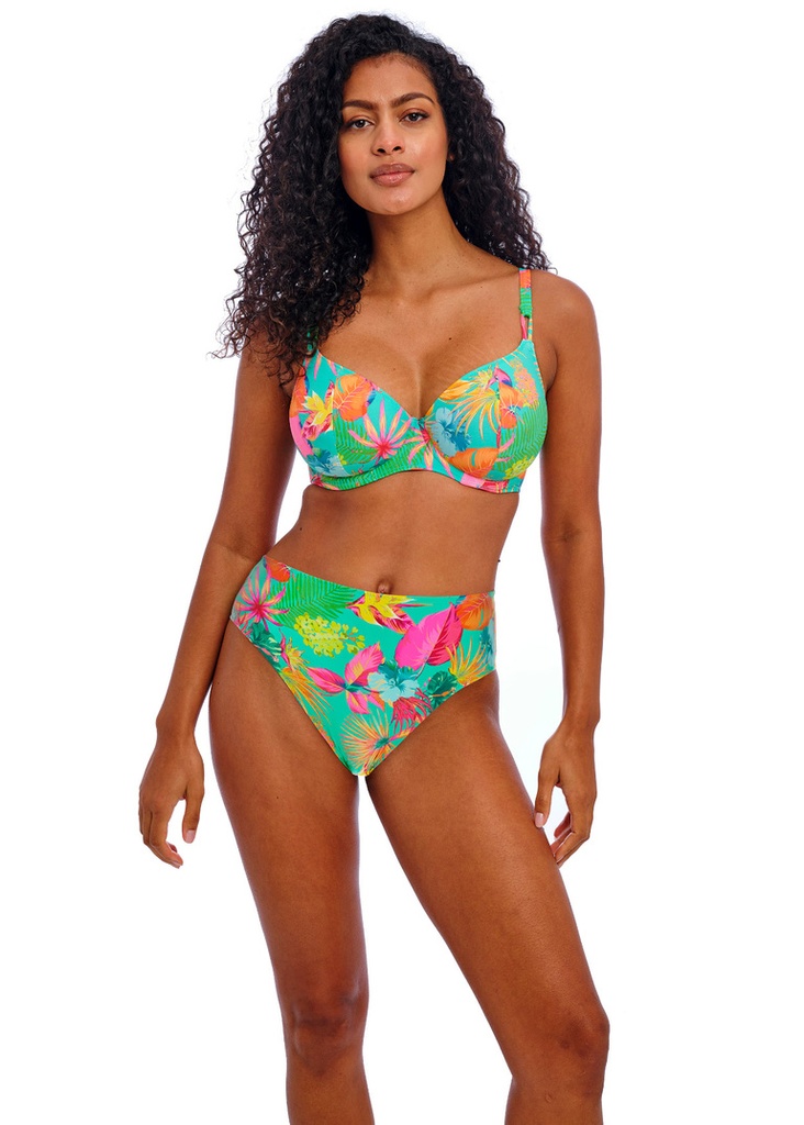 Bas de Bikini slip taille haute FREYA "Isla Margarita" AS206578 - Jade JAE