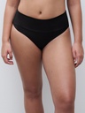 Bas de Bikini culotte taille haute rabatable CHANTELLE "Icon" C16VC5 - Noir 011