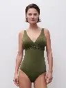 Maillot sans armatures plongeant FEMILET "Rivero" FS60UA - Kaki 079