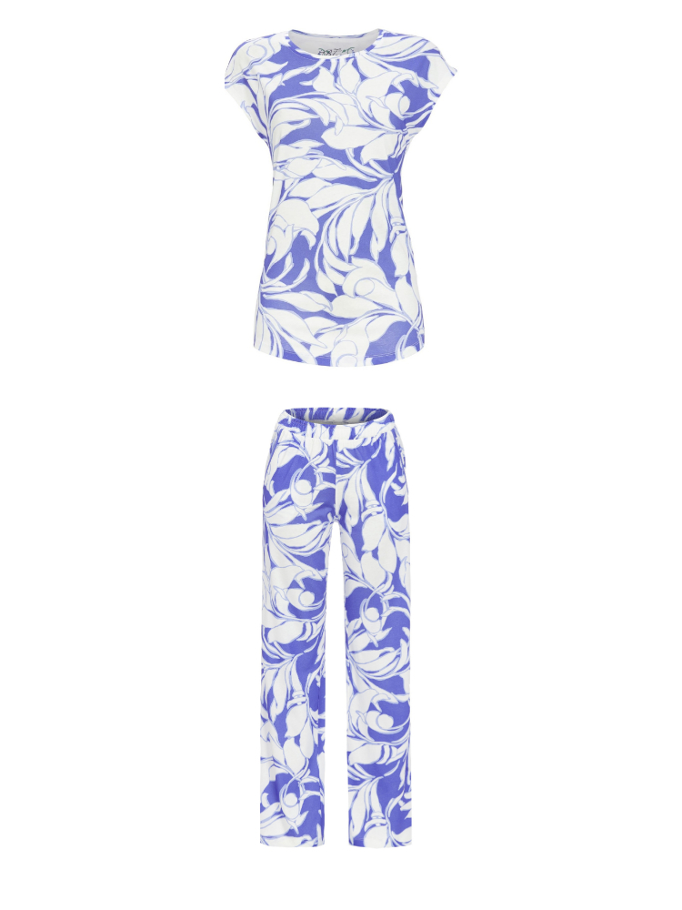 T-shirt & Pantalon long 50% coton RINGELLA "Léger et Aéré" 5251407 + 5251511 - Bleu 201 (40)