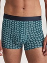 Boxer homme fantaisie 94% coton CALIDA "Cotton Code Design" 26980 - Philo Green 655