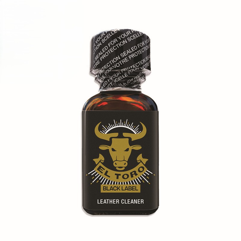 Poppers vasodilatateur aphrodisiaque pour sexualité exacerbée "El Toro Blak Label" 25ml