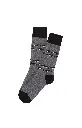 Chaussette homme fantaisie ARTHUR 1SO - Gris Requin REQUE25