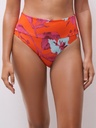 Bas de Bikini culotte taille haute rabatable CHANTELLE "Icon" C16VC5 - Painted Flowers A01