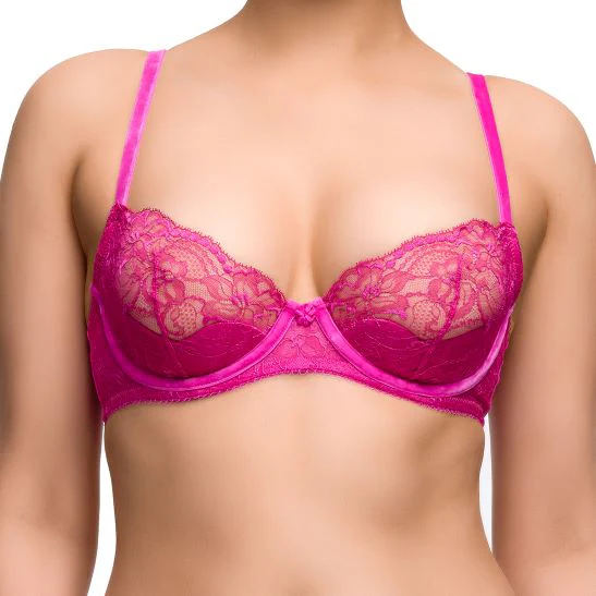 Soutien-gorge balconnet DITA VON TEESE "Tryst" D59061 - Fuchsia (85, C)