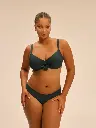 Bas de Bikini culotte SIMONE PERELE "Miracle" 1EHB70 -  Vert Tropical 613