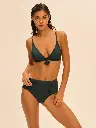 Bas de Bikini culotte taille haute SIMONE PERELE "Miracle" 1EHB573 - Vert Tropical 613