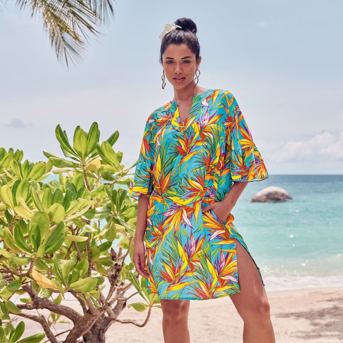 Tunique ample ANITA "Style Loja" 8622 - Turquoise 303