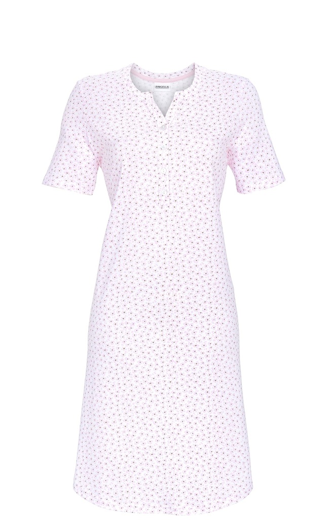 Chemise de nuit avec patte de boutonnage 100% coton RINGELLA "Partenaire bien-être" 5211031 - Oeillet 623