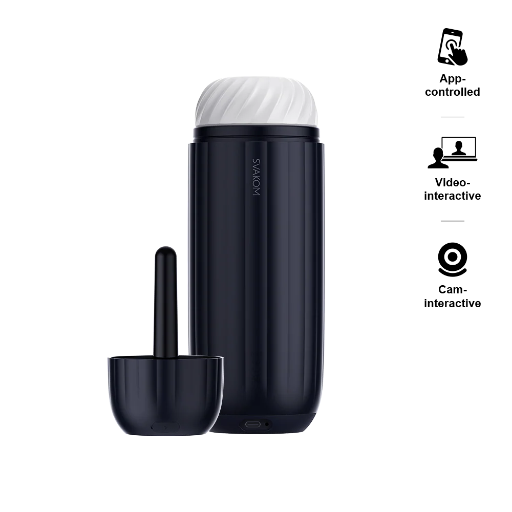 Masturbateur homme télécommandé via app & connection aux films X SVAKOM "Sam Neo 2 Pro"