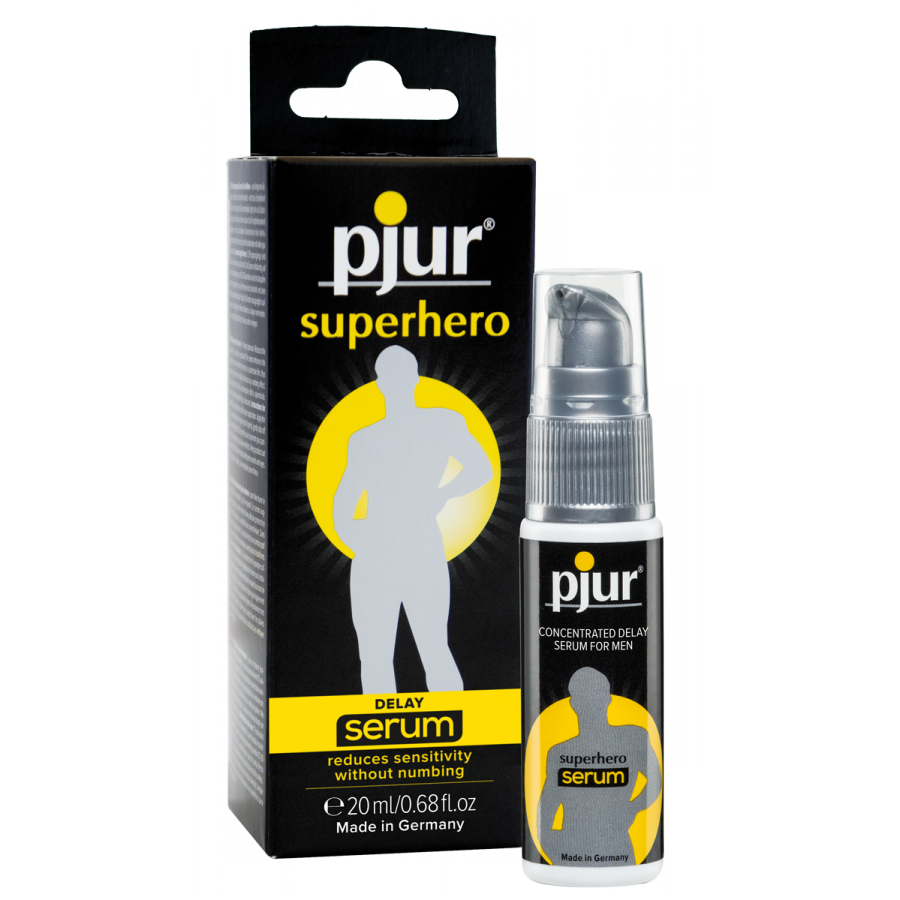 Gel prolonge l'érection et retarde l'éjaculation PJUR "Superhero" PJ12090 - 20ml