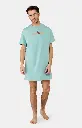 Chemise de nuit homme TU maxi T-shirt ARTHUR "Olé" MTU - Vert Celadon TOROE25