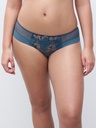 Shorty CHANTELLE "Fleurs Signature" C12Q40 - Bleu Jeans Denim A54