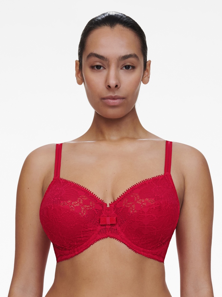 Soutien-gorge avec armatures en 3 parties CHANTELLE "Day To Night" C15F10 - Coquelicot 0YU