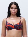 Haut de Bikini armaturé CHANTELLE "Icon" C16VM0 - Ink Flowers A02