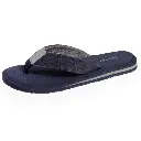 Tongs homme tige corde ISOTONER 96376 - Marine Gris AFU