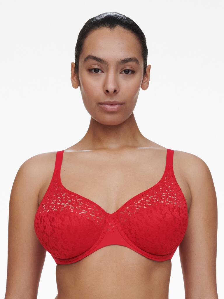 Soutien-gorge avec armatures enveloppant CHANTELLE EASY FEEL "Norah" C13F10 - Coquelicot 0YU (90, B)