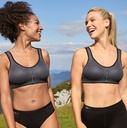Soutien-gorge de sport sans armatures moulé ANITA ACTIVE Firm Support "PanAlp Air" 5560 - Anthracite Noir 476