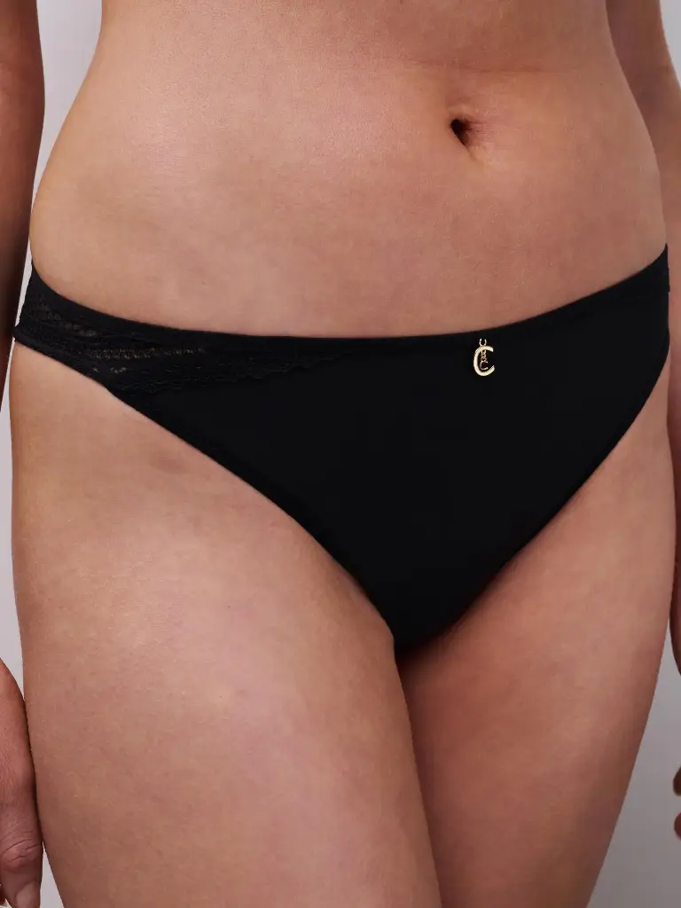 Tanga CHANTELLE "Romance" C19XG0 - Noir 011