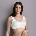 Soutien-gorge bandage de compression LymphOFit ouverture devant ANITA CARE "London" 1100 - Sand 007 - Blanc 006
