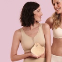 Brassière pour prothèses sans coutures à tirette ANITA CARE "Lynn" 5768X - Desert 753
